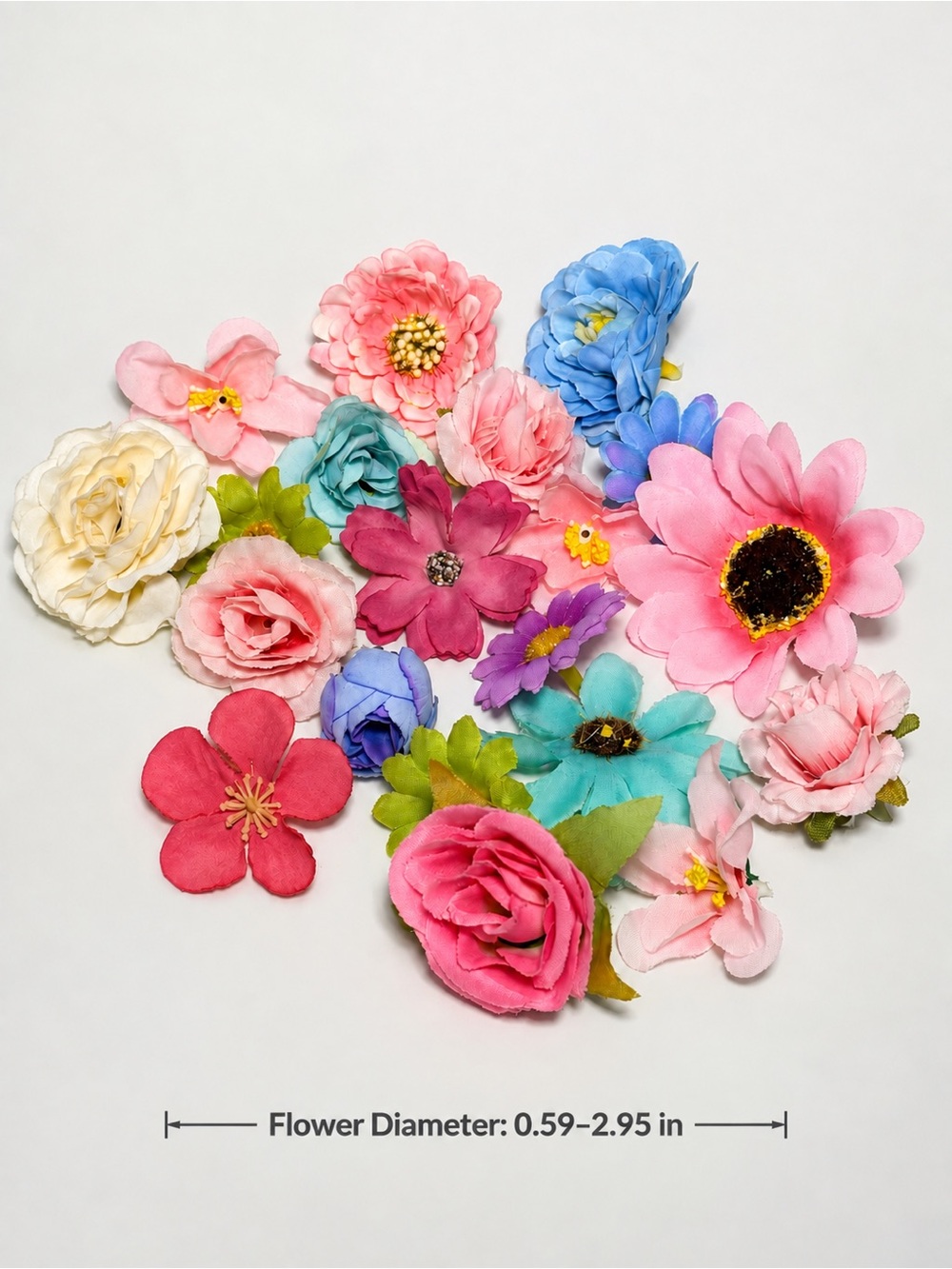 20 Artificial Mini Flowers DIY Craft Decor